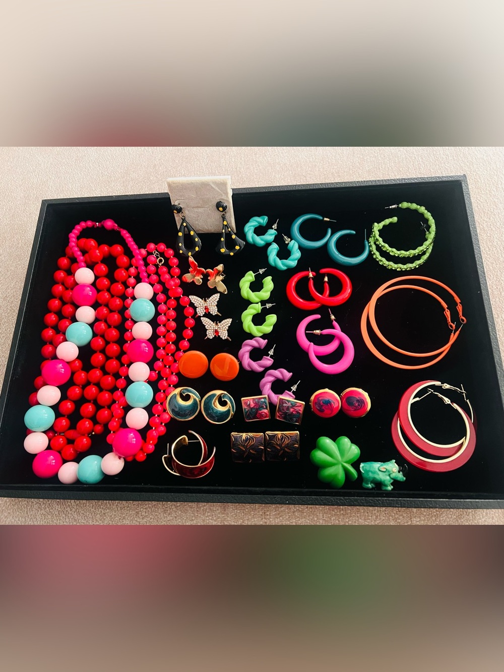 80s Plastics Jewelry Lot